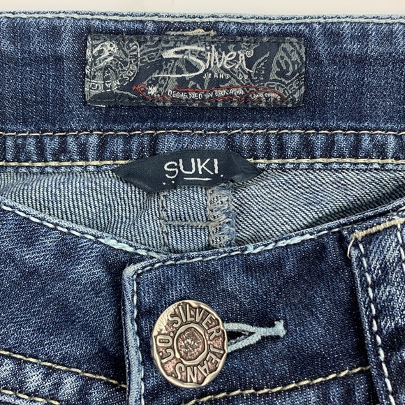 Silver Jeans Suki Bootcut Size 29 Medium wash denim with stretch - Picture 7 of 14